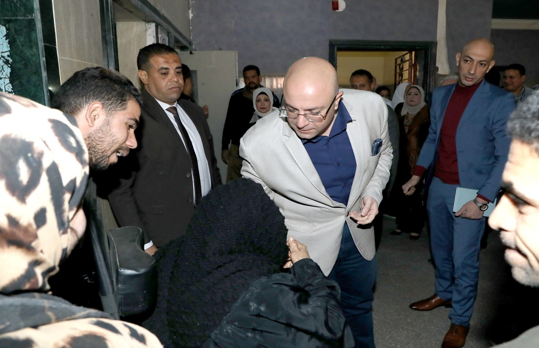 المحافظ يفتتح رعايات مستشفي الفشن